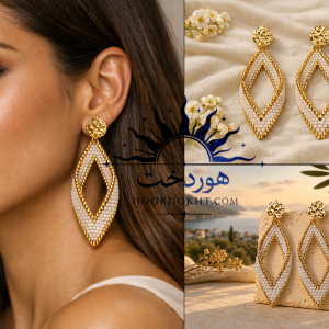 گوشواره دست ساز هوردخت ( کد 101)