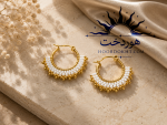 گوشواره دست ساز هوردخت ( کد 104)