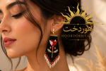 گوشواره دست ساز هوردخت ( کد 106)