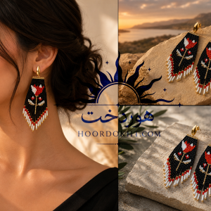 گوشواره دست ساز هوردخت ( کد 106)
